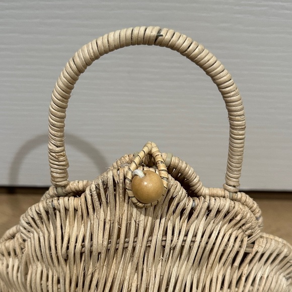 Olli Ella Rattan Shell Bag - Picture 2 of 7
